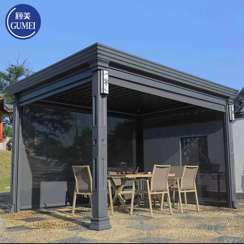 Aluminum Pergola with Louver