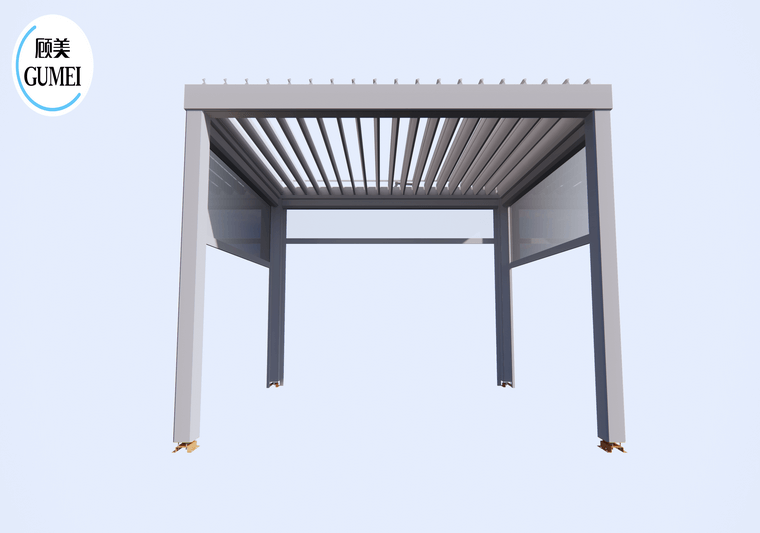 Bioclimatic Aluminum Pergola Roof