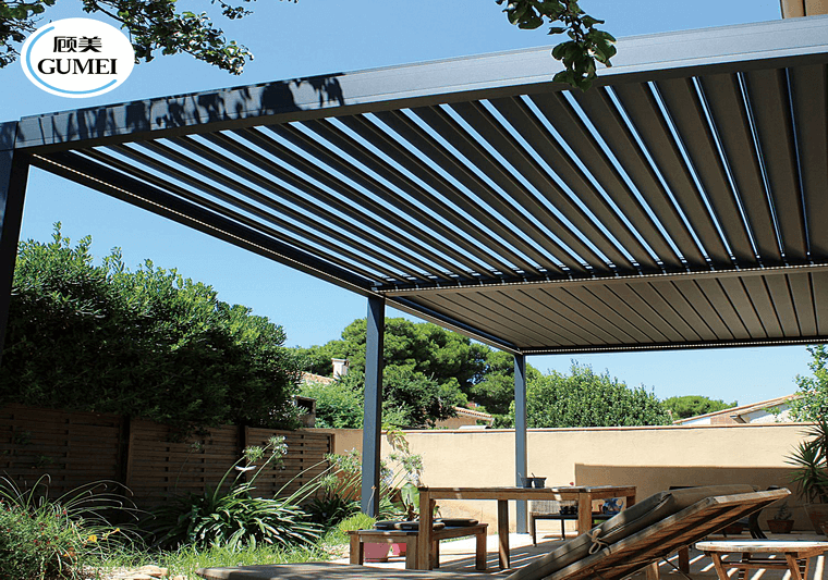 Aluminium pergola