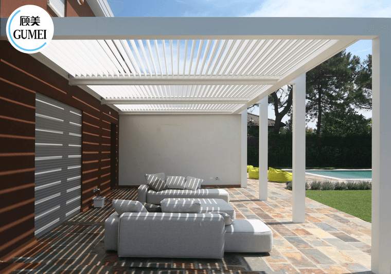 Wholesale Louver Roof Outdoor Pergola