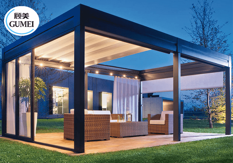 outdoor aluminum pergola