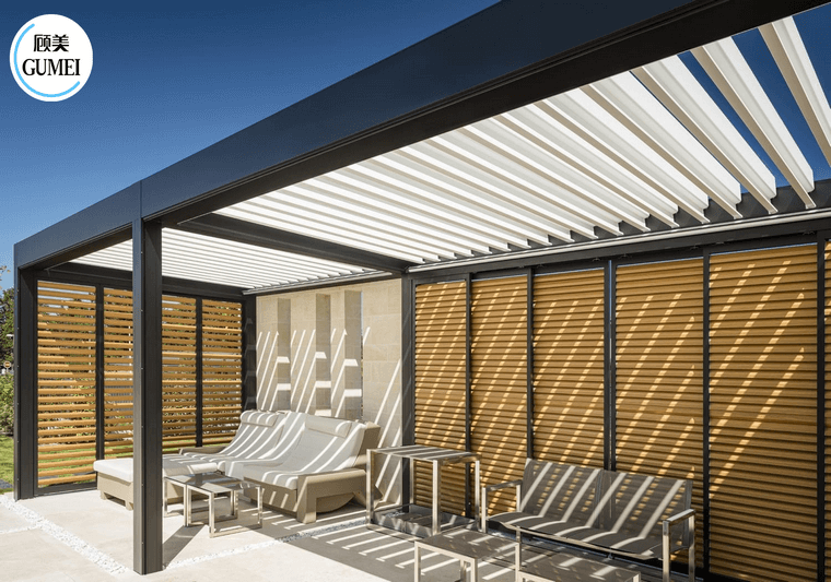 Bioclimatic Aluminum Pergola Roof