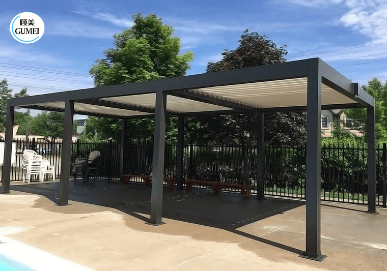 Aluminium pergola