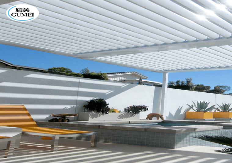 Garden outdoor pergola